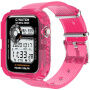Etui z przezroczystym paskiem dla Apple Watch 45mm / 44mm / 42mm - neonowy róż