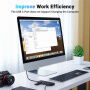 UGREEN 35584 4w1 hub - 4x USB-C na USB-C do MacBooka - czarny