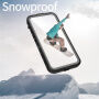 RedPepper Dot+ wstrząsoodporne wodoodporne etui zamykane z MagSafe do iPhone 14 Pro Max - czarne