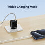 USAMS CC315 GaN ładowarka do szybkiego ładowania z portami USB-C / USB-A - 25W - biała