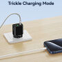USAMS CC316 GaN ładowarka do szybkiego ładowania z portami USB-C / USB-A - 30W - czarna