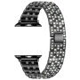 xDfind metalowy pasek wysadzany kamyczkami do Apple Watch 42mm / 41mm / 40mm / 38mm - czarny