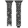 xDfind metalowy pasek wysadzany kamyczkami do Apple Watch 42mm / 41mm / 40mm / 38mm - czarny