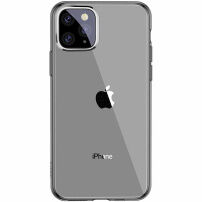 Baseus etui przezroczyste z miękkiego plastiku do iPhone 11 Pro Max - czarne