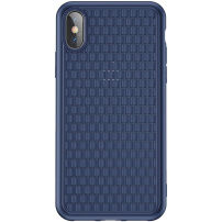 BASEUS Wave etui do iPhone XS Max - ciemnoniebieskie