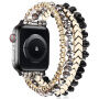 xDfind koralikowy pasek do Apple Watch 42mm / 41mm / 40mm / 38mm - czarno-złoty