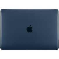 Błyszczące transparentne etui do MacBook Neo (A3404) - ciemnoniebieskie