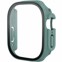 xDfind matowe etui zamykane ze szkłem hartowanym do Apple Watch Ultra 49mm - morskie