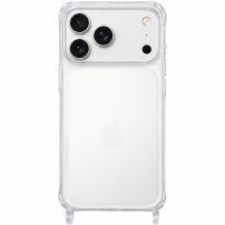 Transparentne etui z uchwytami na smycz do iPhone 17 Pro Max - przezroczyste