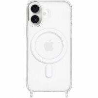 Przezroczyste Etui z uchwytami na smycz i MagSafe do iPhone 17 - przezroczyste