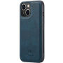 DG.MING 2w1 zdejmowane etui z klapką dla iPhone 14 Plus - niebieskie