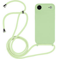 Silikonowe etui ze sznurkiem do iPhone Air - zielone