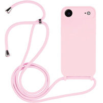 Silikonowe etui ze sznurkiem do iPhone Air - różowe