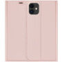 Dux Ducis pokrowiec flip ze stojakiem do iPhone 11 - różowo-złoty