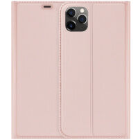 Dux Ducis pokrowiec flip ze stojakiem do iPhone 11 Pro Max - różowo-złoty