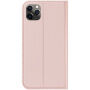 Dux Ducis pokrowiec flip ze stojakiem do iPhone 11 Pro Max - różowo-złoty