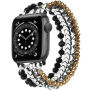 xDfind koralikowy pasek do Apple Watch 42mm / 41mm / 40mm / 38mm - czarno-złoty