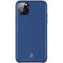 Dux Ducis etui z powierzchnią ze skóry PU dla iPhone 11 Pro - niebieskie