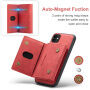 DG.Ming Etui 2w1 z odpinanym portfelem magnetycznym do iPhone 11 - czerwony
