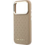Karl Lagerfeld Perforated Gold Dots Etui z MagSafe do iPhone 17 Pro - beżowy
