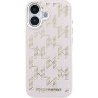 Karl Lagerfeld Perforated Monogram etui z MagSafe do iPhone 17 - różowy