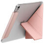 UNIQ Camden Lite etui zamykane z podstawką origami i miejscem na Apple Pencil do iPad 10,9" (2022) / 11" (2025) - różowe