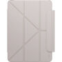 UNIQ Camden Lite etui zamykane z podstawką origami i miejscem na Apple Pencil do iPad 10,9" (2022) / 11" (2025) - beżowe