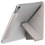 UNIQ Camden Lite etui zamykane z podstawką origami i miejscem na Apple Pencil do iPad 10,9" (2022) / 11" (2025) - beżowe