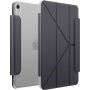 UNIQ Camden Lite etui zamykane z podstawką origami i miejscem na Apple Pencil do iPad Air 11" (2024-2026) - ciemnoszare