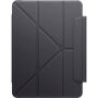 UNIQ Camden Lite etui zamykane z podstawką origami i miejscem na Apple Pencil do iPad Air 11" (2024-2026) - ciemnoszare