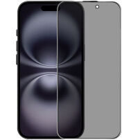 Rurihai szkło hartowane Anti-Spy z czarną ramką do iPhone 15 / 16