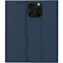 DUX DUCIS Etui z klapką Skin Pro do iPhone'a 16 Pro - ciemnoniebieski