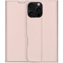 DUX DUCIS Etui Skin Pro z klapką do iPhone'a 16 Pro - różowe złoto