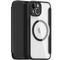 Etui z klapką DUX DUCIS Skin X z MagSafe dla iPhone 14 - czarne