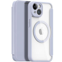 Etui z klapką DUX DUCIS Skin X z MagSafe dla iPhone 14 - fioletowy