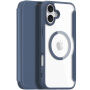 DUX DUCIS Etui z klapką Skin X z MagSafe do iPhone'a 16 - ciemnoniebieski
