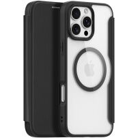 DUX DUCIS Etui Skin X z klapką z MagSafe do iPhone'a 16 Pro Max - czarne