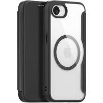 DUX DUCIS Skin X etui z klapką z MagSafe do iPhone 16e / 17e - czarne
