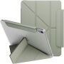 UNIQ Camden Lite etui zamykane z origami podstawką i miejscem na Apple Pencil do iPad 10,9" (2022) / 11" (2025) - zielone