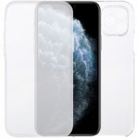 Pokrowiec dwuczęściowy na część przednią i tylną dla iPhone 11 Pro - przezroczyste