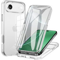 Dwuczęściowe etui na przód i tył do iPhone Air - przezroczyste