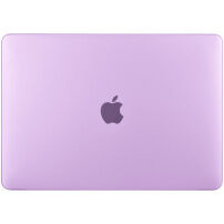 ENKAY matowa przezroczysty pokrowiec dla MacBook Air 13" (A2681 / A3113) - fioletowy