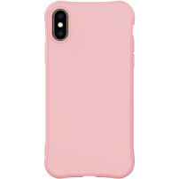 Enkay etui z miękkiego plastiku dla iPhone X / XS - różowy