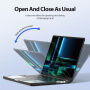 DUX DUCIS LCGM Series błyszczące transparentne Etui do MacBook Pro 16" (A2485 / A2780 / A2991 / A3186 / A3403 / A3428 / A3429) - czarny