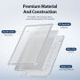 DUX DUCIS LCGM Series błyszczące, transparentne Etui do MacBook Pro 16" (A2485 / A2780 / A2991 / A3186 / A3403 / A3428 / A3429) - przezroczyste