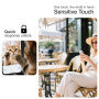 Szkło hartowane Imak 2.5D z czarną ramką na przedni wyświetlacz do iPhone Duo