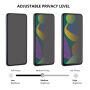 Szkło hartowane 2.5D Anti-Spy z czarną ramką do iPhone 18 Pro Max