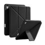 XDcase Etui zamykane Y-fold z origami podstawka i miejscem na Apple Pencil do iPad mini 6 / mini 7 - czarne