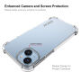 ENKAY przezroczyste Etui ze wzmocnionymi rogami do iPhone 15 - przezroczyste