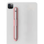 LOVE MEI samoprzylepne Etui zamykane do przymocowania na iPad dla Apple Pencil 1 / 2 / USB-C / Pro - różowe